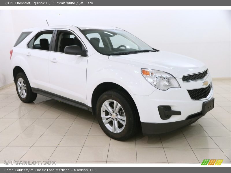 Summit White / Jet Black 2015 Chevrolet Equinox LS