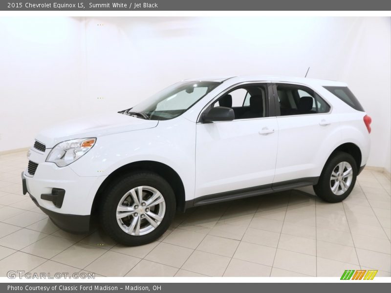 Summit White / Jet Black 2015 Chevrolet Equinox LS