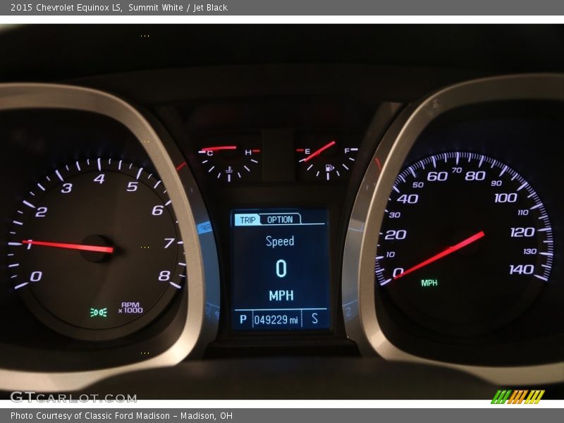 Summit White / Jet Black 2015 Chevrolet Equinox LS