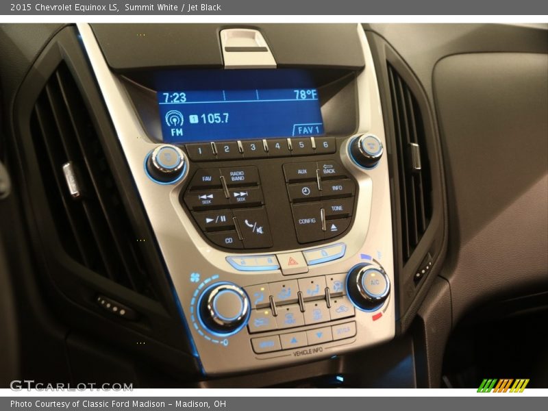 Summit White / Jet Black 2015 Chevrolet Equinox LS