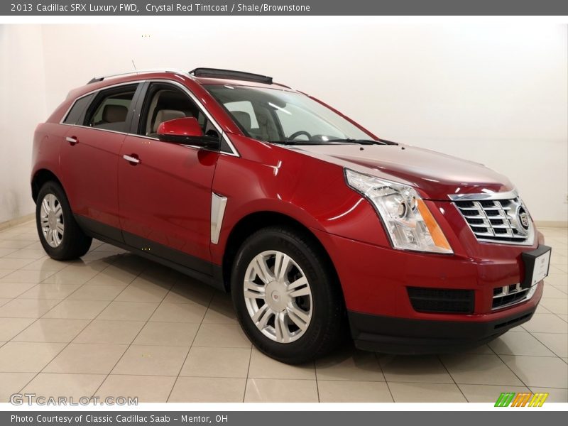 Crystal Red Tintcoat / Shale/Brownstone 2013 Cadillac SRX Luxury FWD