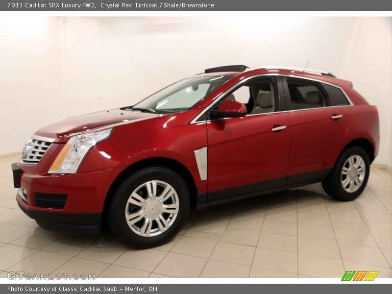 Crystal Red Tintcoat / Shale/Brownstone 2013 Cadillac SRX Luxury FWD