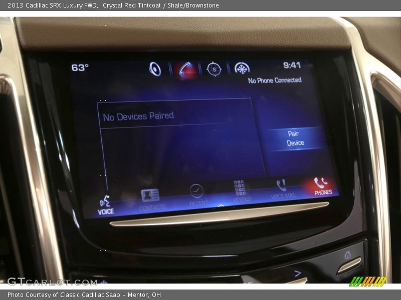 Crystal Red Tintcoat / Shale/Brownstone 2013 Cadillac SRX Luxury FWD