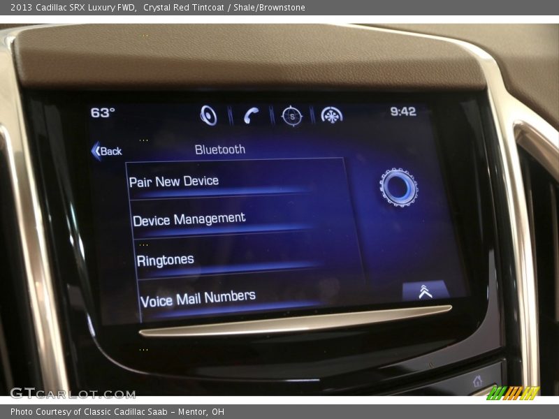 Crystal Red Tintcoat / Shale/Brownstone 2013 Cadillac SRX Luxury FWD