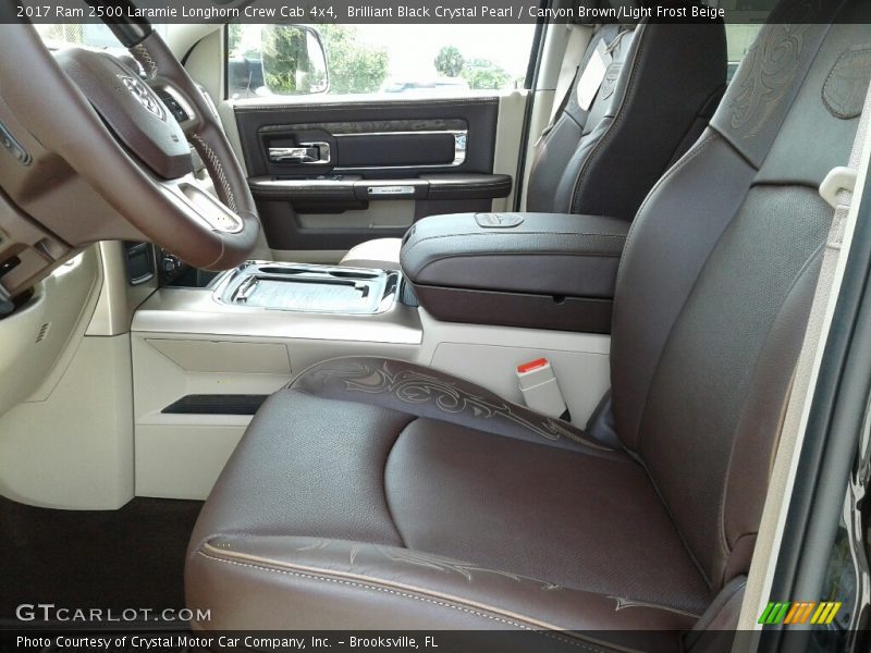 Front Seat of 2017 2500 Laramie Longhorn Crew Cab 4x4