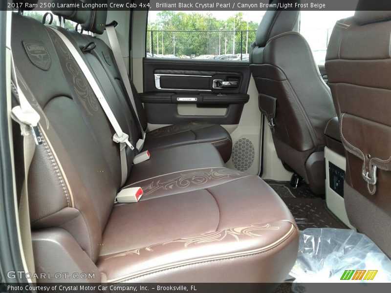 Rear Seat of 2017 2500 Laramie Longhorn Crew Cab 4x4