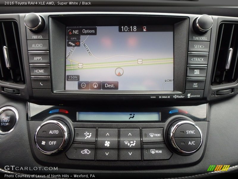Super White / Black 2016 Toyota RAV4 XLE AWD