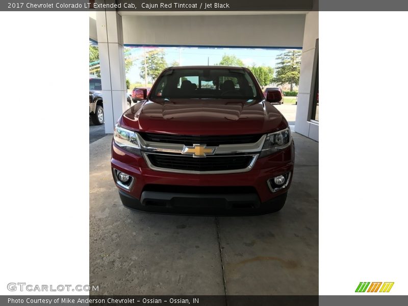 Cajun Red Tintcoat / Jet Black 2017 Chevrolet Colorado LT Extended Cab