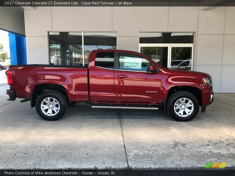 Cajun Red Tintcoat / Jet Black 2017 Chevrolet Colorado LT Extended Cab
