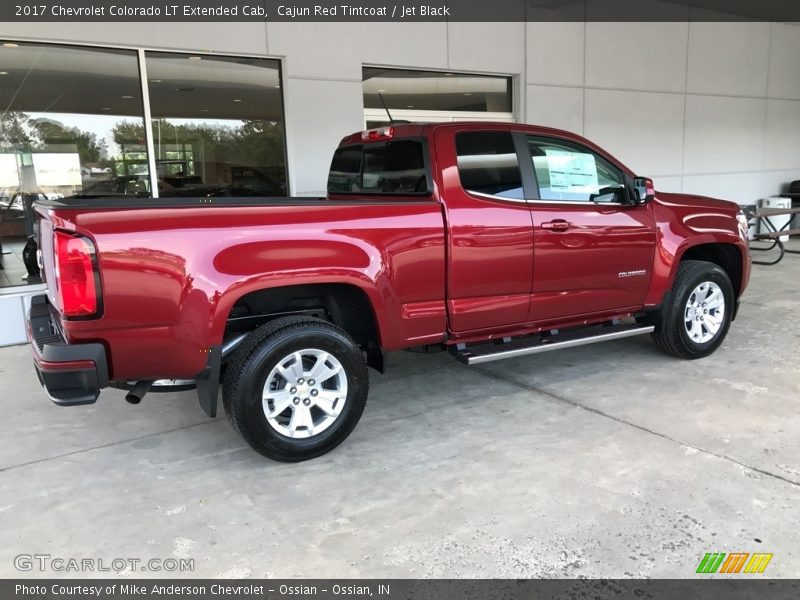 Cajun Red Tintcoat / Jet Black 2017 Chevrolet Colorado LT Extended Cab