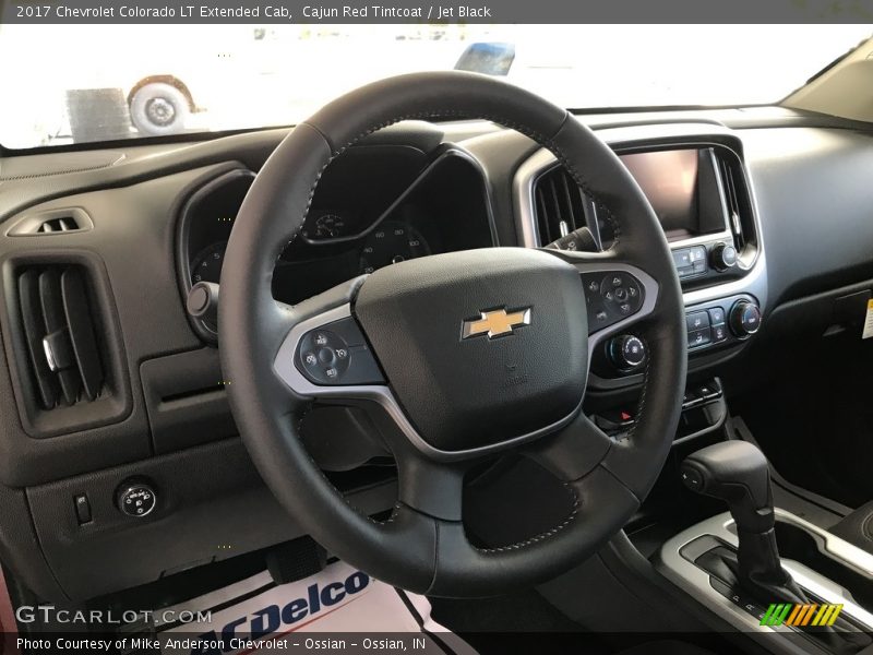 Cajun Red Tintcoat / Jet Black 2017 Chevrolet Colorado LT Extended Cab