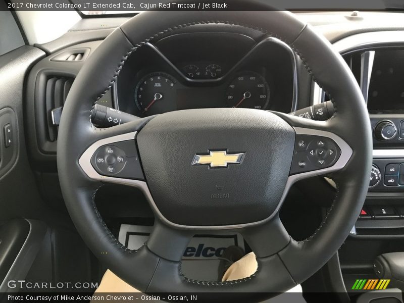 Cajun Red Tintcoat / Jet Black 2017 Chevrolet Colorado LT Extended Cab