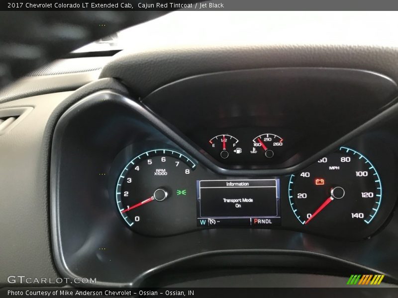 Cajun Red Tintcoat / Jet Black 2017 Chevrolet Colorado LT Extended Cab