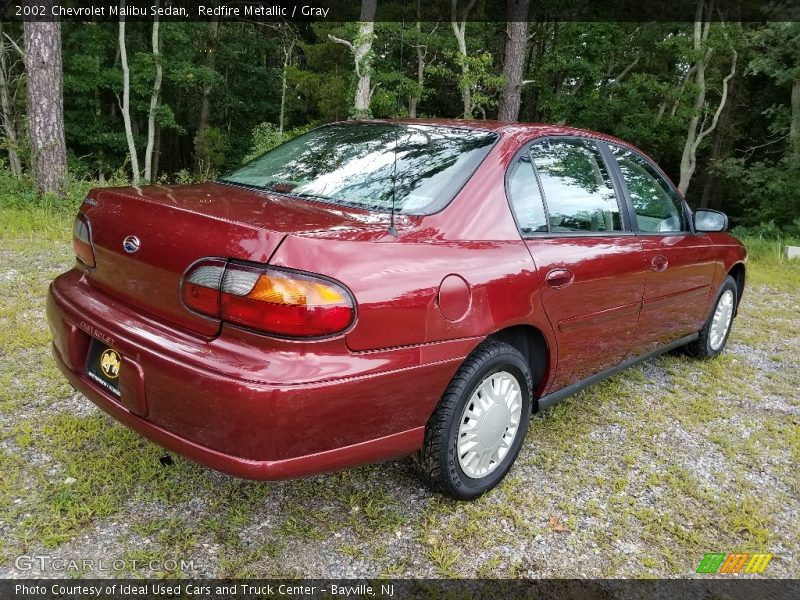 Redfire Metallic / Gray 2002 Chevrolet Malibu Sedan