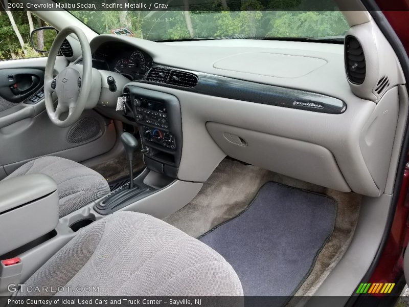 Redfire Metallic / Gray 2002 Chevrolet Malibu Sedan