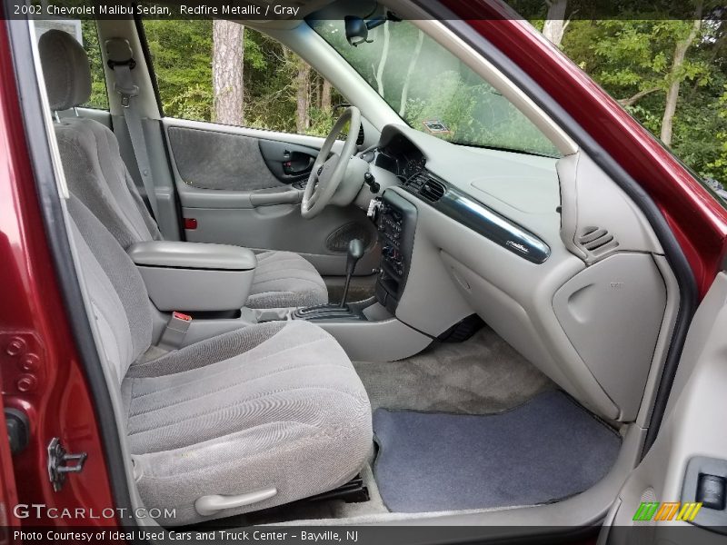 Redfire Metallic / Gray 2002 Chevrolet Malibu Sedan