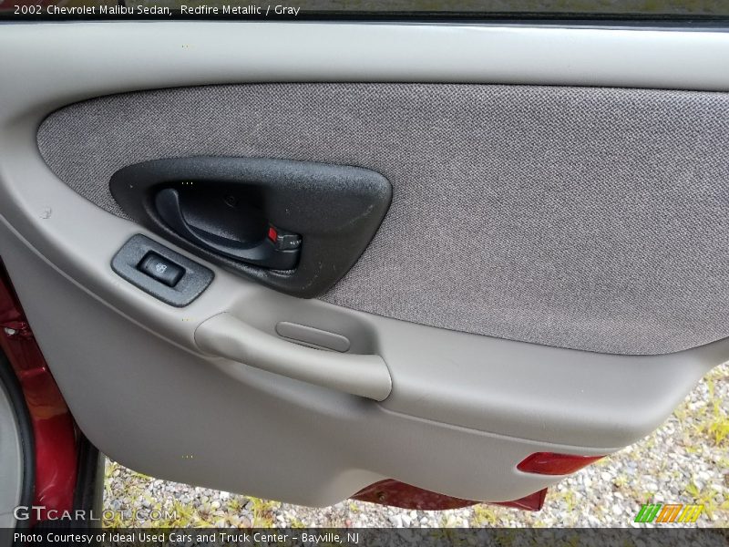Redfire Metallic / Gray 2002 Chevrolet Malibu Sedan