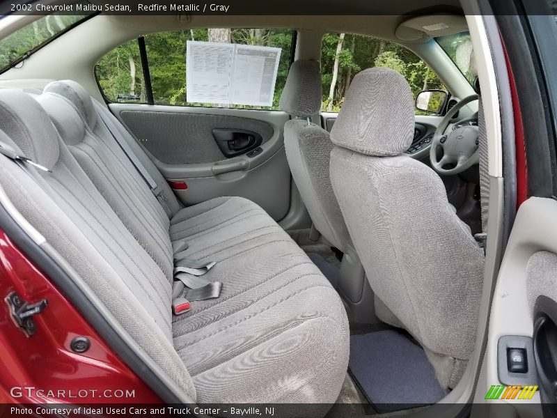 Redfire Metallic / Gray 2002 Chevrolet Malibu Sedan