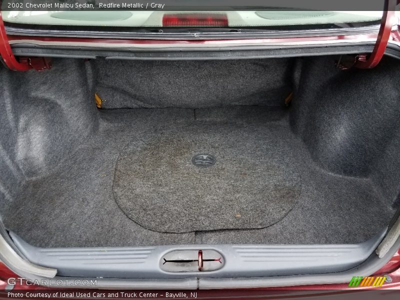 Redfire Metallic / Gray 2002 Chevrolet Malibu Sedan