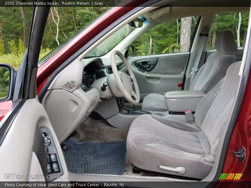 Redfire Metallic / Gray 2002 Chevrolet Malibu Sedan
