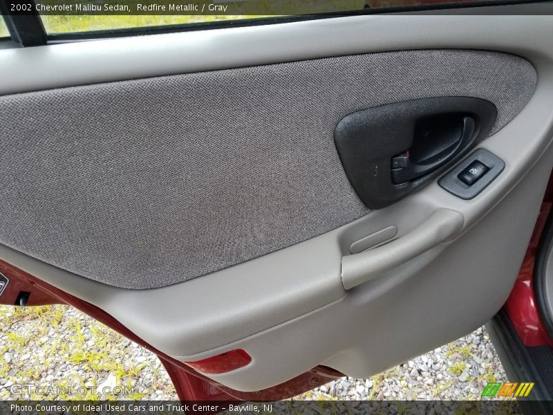 Redfire Metallic / Gray 2002 Chevrolet Malibu Sedan