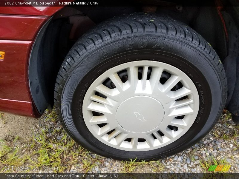Redfire Metallic / Gray 2002 Chevrolet Malibu Sedan