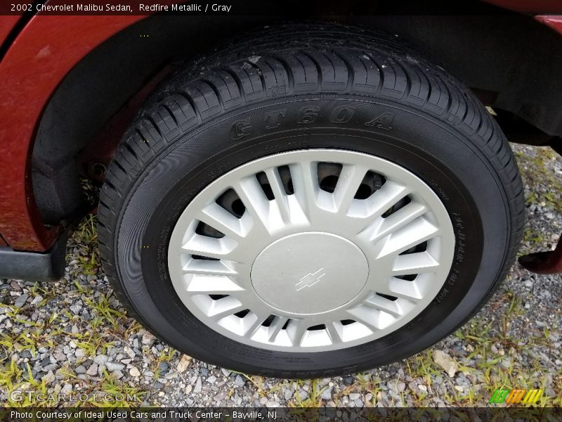 Redfire Metallic / Gray 2002 Chevrolet Malibu Sedan