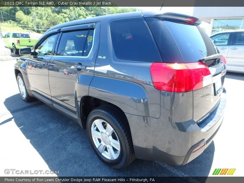 Cyber Gray Metallic / Jet Black 2011 GMC Terrain SLE AWD