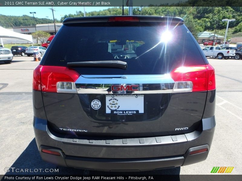 Cyber Gray Metallic / Jet Black 2011 GMC Terrain SLE AWD