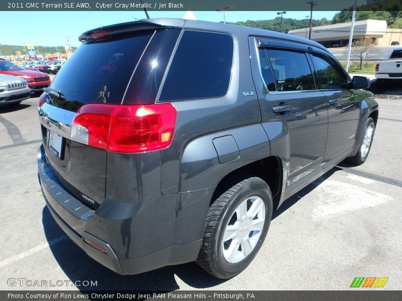 Cyber Gray Metallic / Jet Black 2011 GMC Terrain SLE AWD