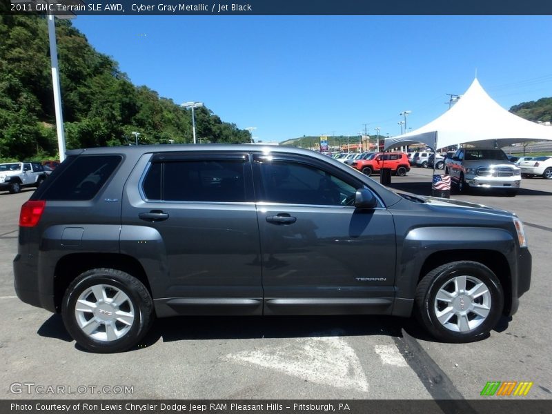 Cyber Gray Metallic / Jet Black 2011 GMC Terrain SLE AWD