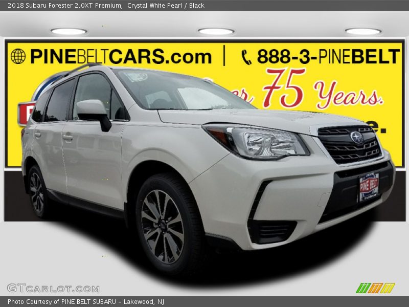 Crystal White Pearl / Black 2018 Subaru Forester 2.0XT Premium