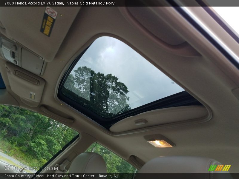 Naples Gold Metallic / Ivory 2000 Honda Accord EX V6 Sedan