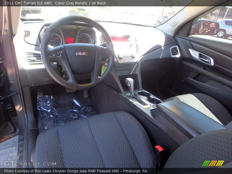 Cyber Gray Metallic / Jet Black 2011 GMC Terrain SLE AWD