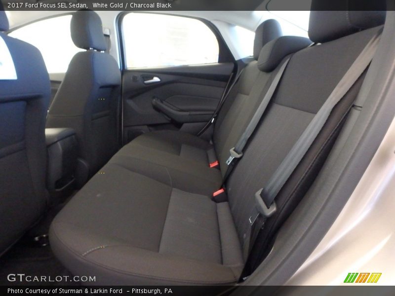 White Gold / Charcoal Black 2017 Ford Focus SEL Sedan