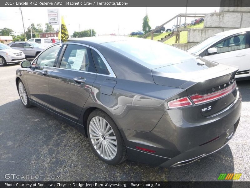 Magnetic Gray / Terracotta/Ebony 2017 Lincoln MKZ Reserve AWD