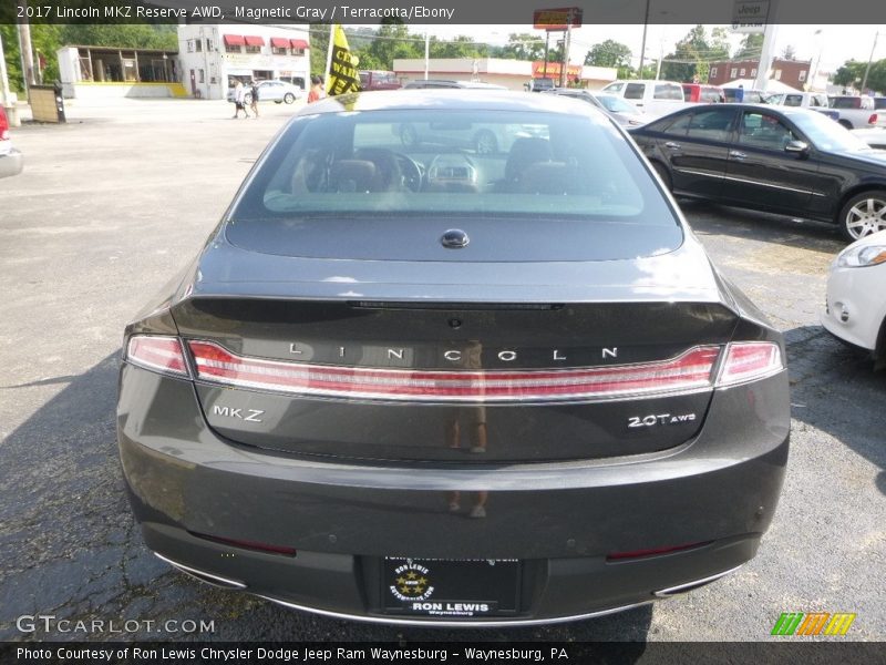 Magnetic Gray / Terracotta/Ebony 2017 Lincoln MKZ Reserve AWD