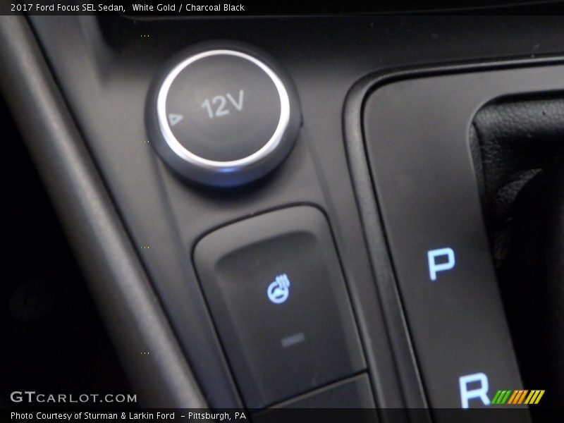 White Gold / Charcoal Black 2017 Ford Focus SEL Sedan