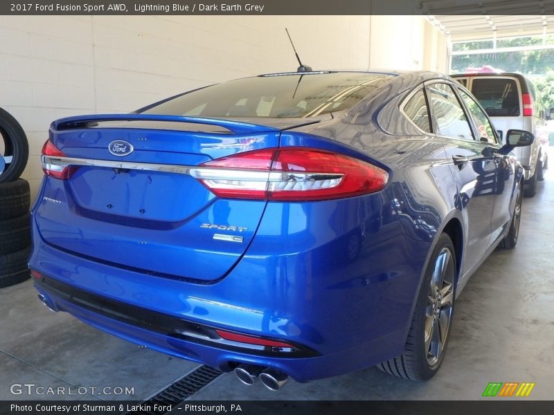 Lightning Blue / Dark Earth Grey 2017 Ford Fusion Sport AWD