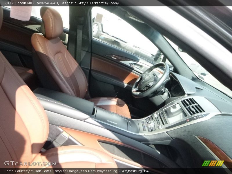Magnetic Gray / Terracotta/Ebony 2017 Lincoln MKZ Reserve AWD