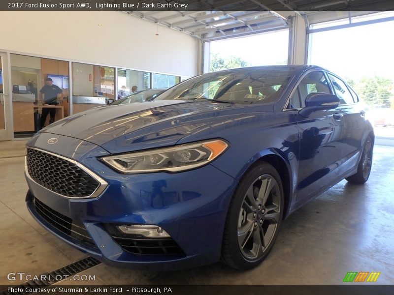 Lightning Blue / Dark Earth Grey 2017 Ford Fusion Sport AWD