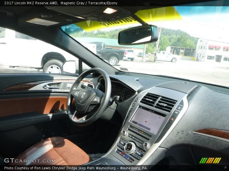 Magnetic Gray / Terracotta/Ebony 2017 Lincoln MKZ Reserve AWD