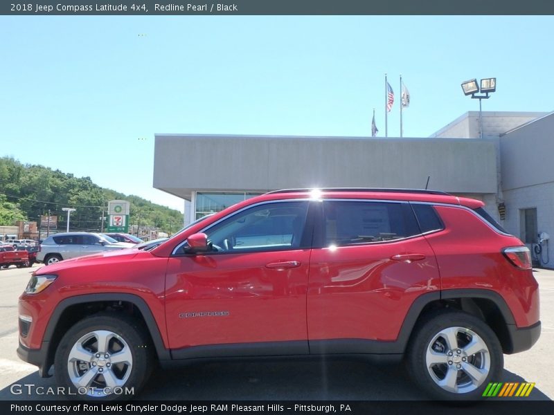 Redline Pearl / Black 2018 Jeep Compass Latitude 4x4