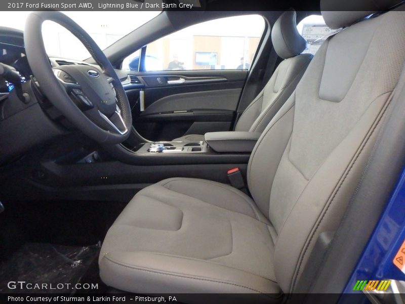 Lightning Blue / Dark Earth Grey 2017 Ford Fusion Sport AWD