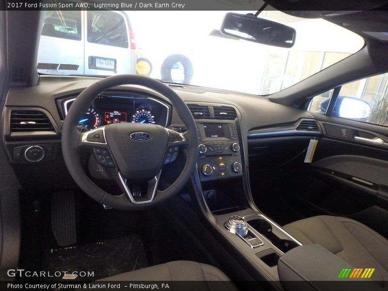 Lightning Blue / Dark Earth Grey 2017 Ford Fusion Sport AWD