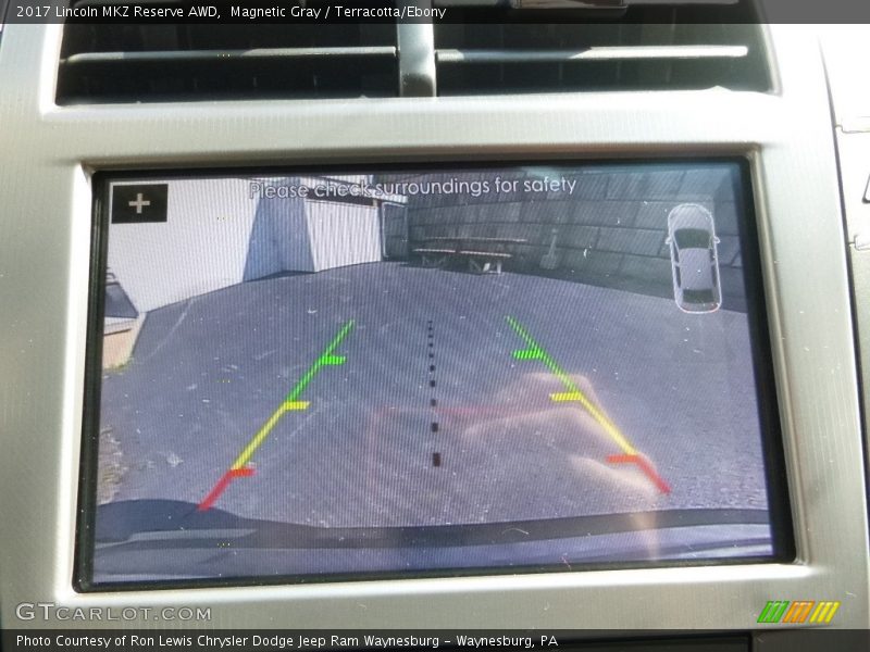 Magnetic Gray / Terracotta/Ebony 2017 Lincoln MKZ Reserve AWD
