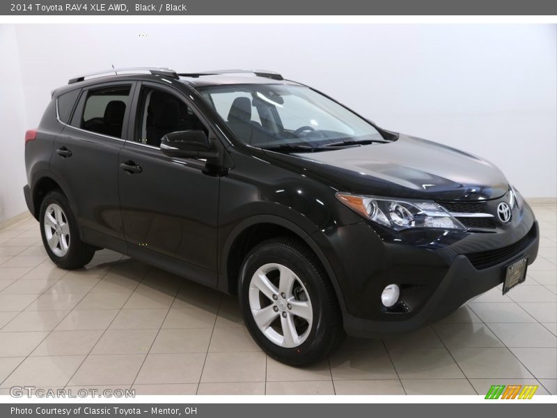 Black / Black 2014 Toyota RAV4 XLE AWD