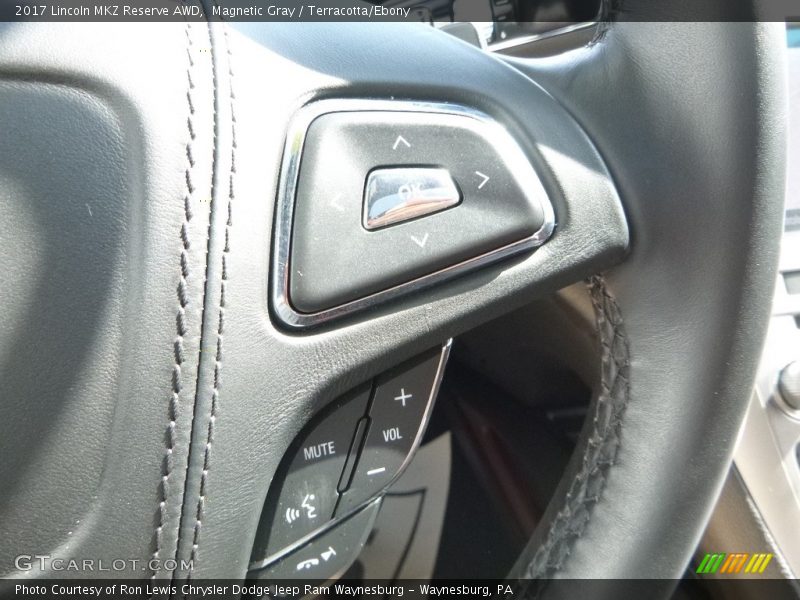 Magnetic Gray / Terracotta/Ebony 2017 Lincoln MKZ Reserve AWD