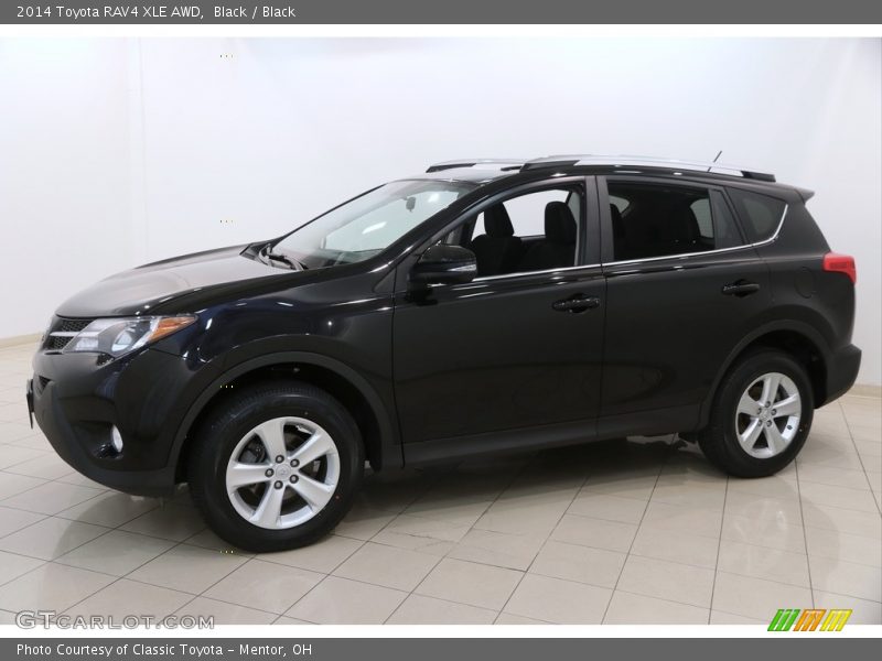 Black / Black 2014 Toyota RAV4 XLE AWD