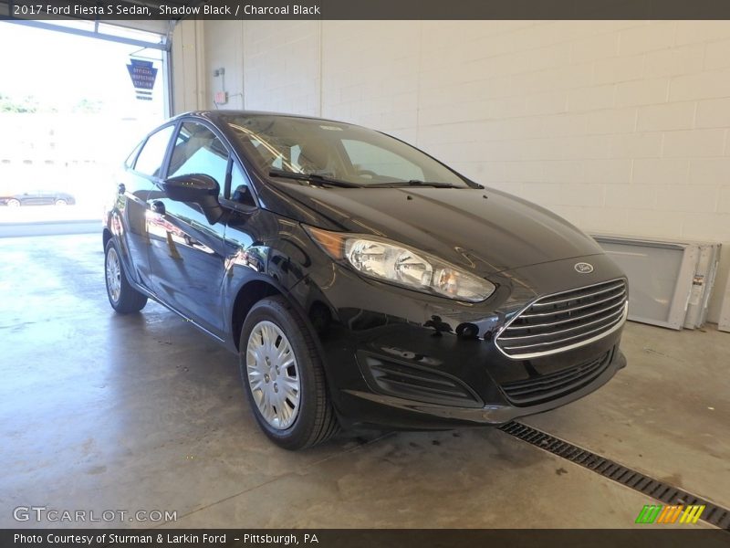 Shadow Black / Charcoal Black 2017 Ford Fiesta S Sedan